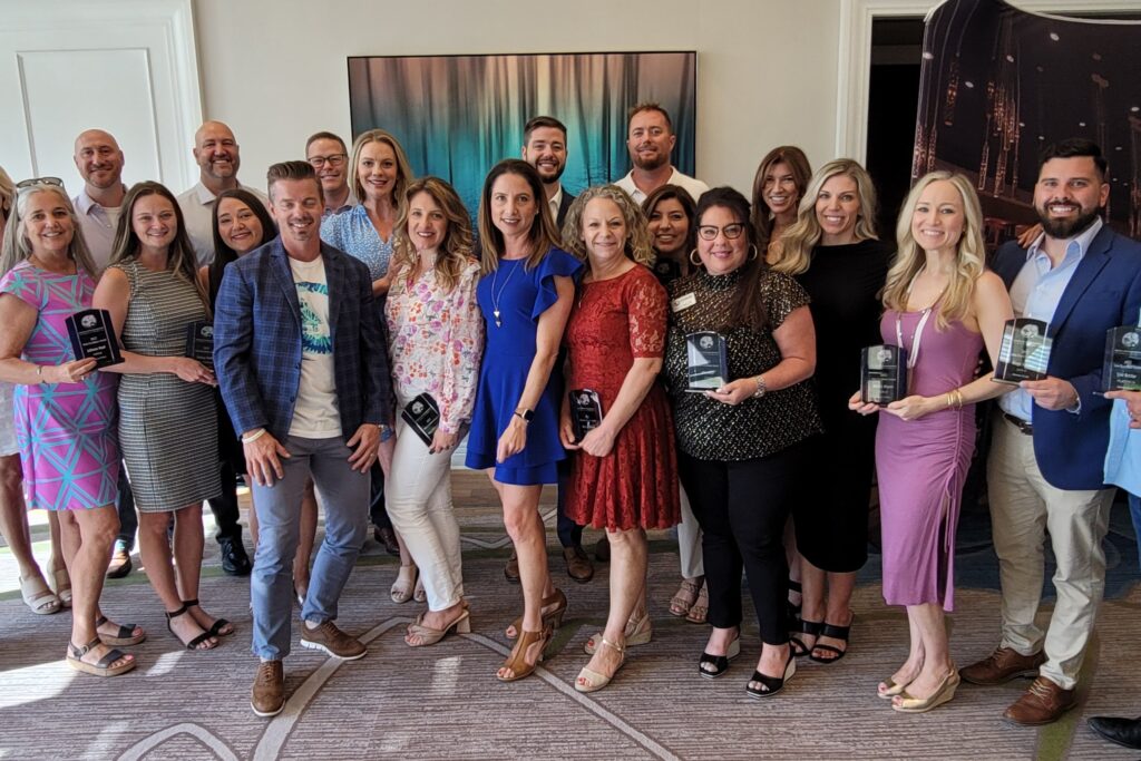 Domain Realty Group agents with their 2023 Bonita Springs-Estero REALTORS awards